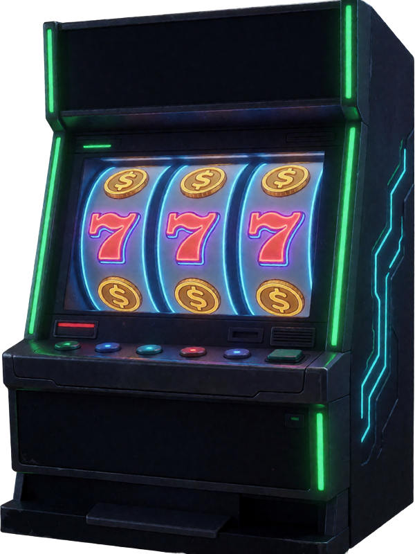 Cyberpunk-Spielautomat mit Neon-Walzen im Spielangebot des Krypto-Casinos